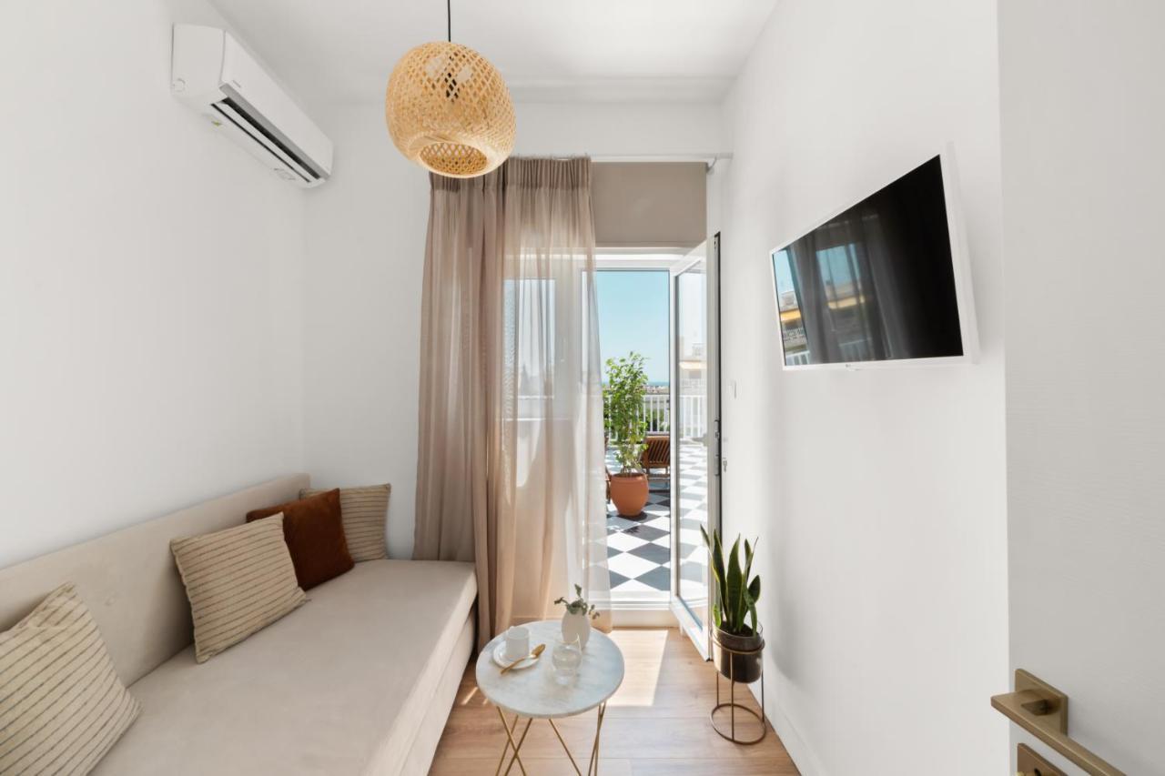 Luxurious Apartment With Big Sea View Terrace - Central Location Athene Buitenkant foto