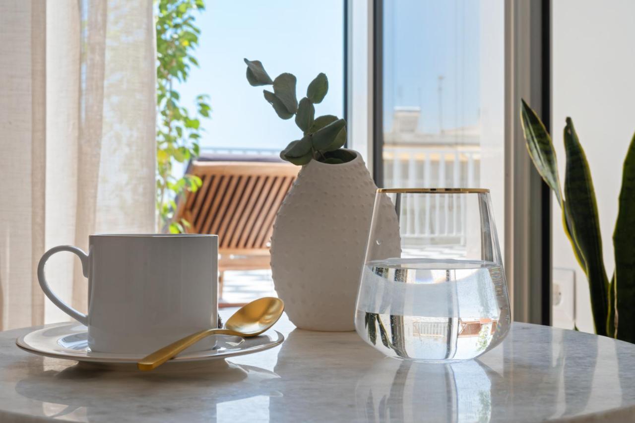 Luxurious Apartment With Big Sea View Terrace - Central Location Athene Buitenkant foto