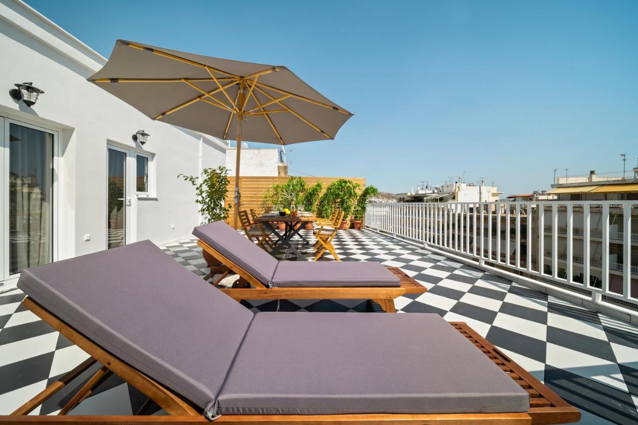 Luxurious Apartment With Big Sea View Terrace - Central Location Athene Buitenkant foto