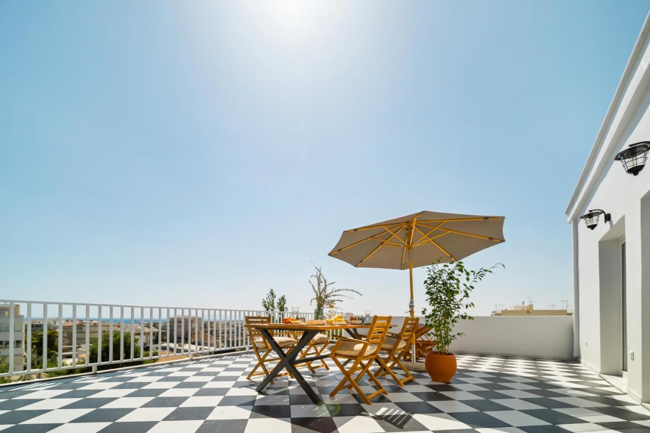 Luxurious Apartment With Big Sea View Terrace - Central Location Athene Buitenkant foto